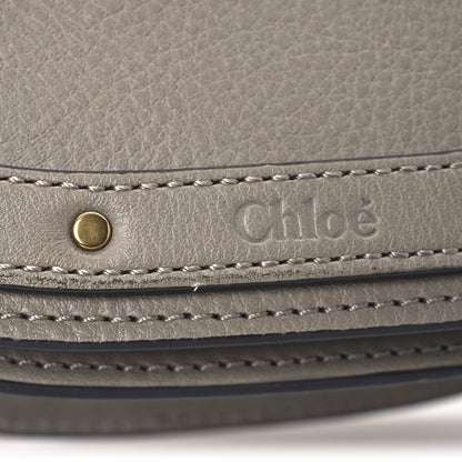 Chloe Calfskin Suede Small Nile Bracelet Bag Motty Grey 13 of 14
