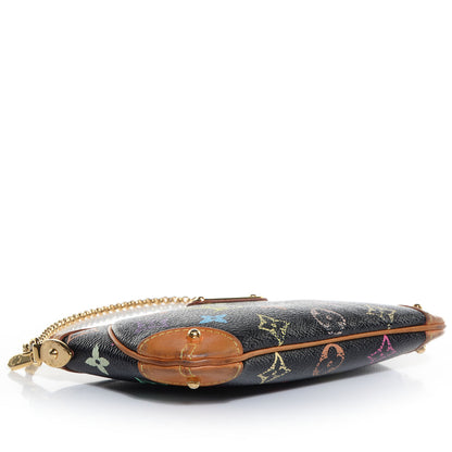 Louis Vuitton Monogram Multicolor Pochette Milla MM Black 4 of 7