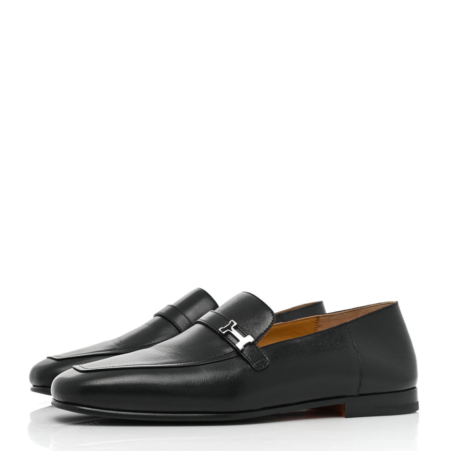 Hermes Goatskin Mens Giovanni Loafer 43 Black 1204228 – FASHIONPHILE