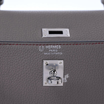 Hermes Togo Horseshoe Kelly Retourne 25 Etain Rose Mexico 8 of 9