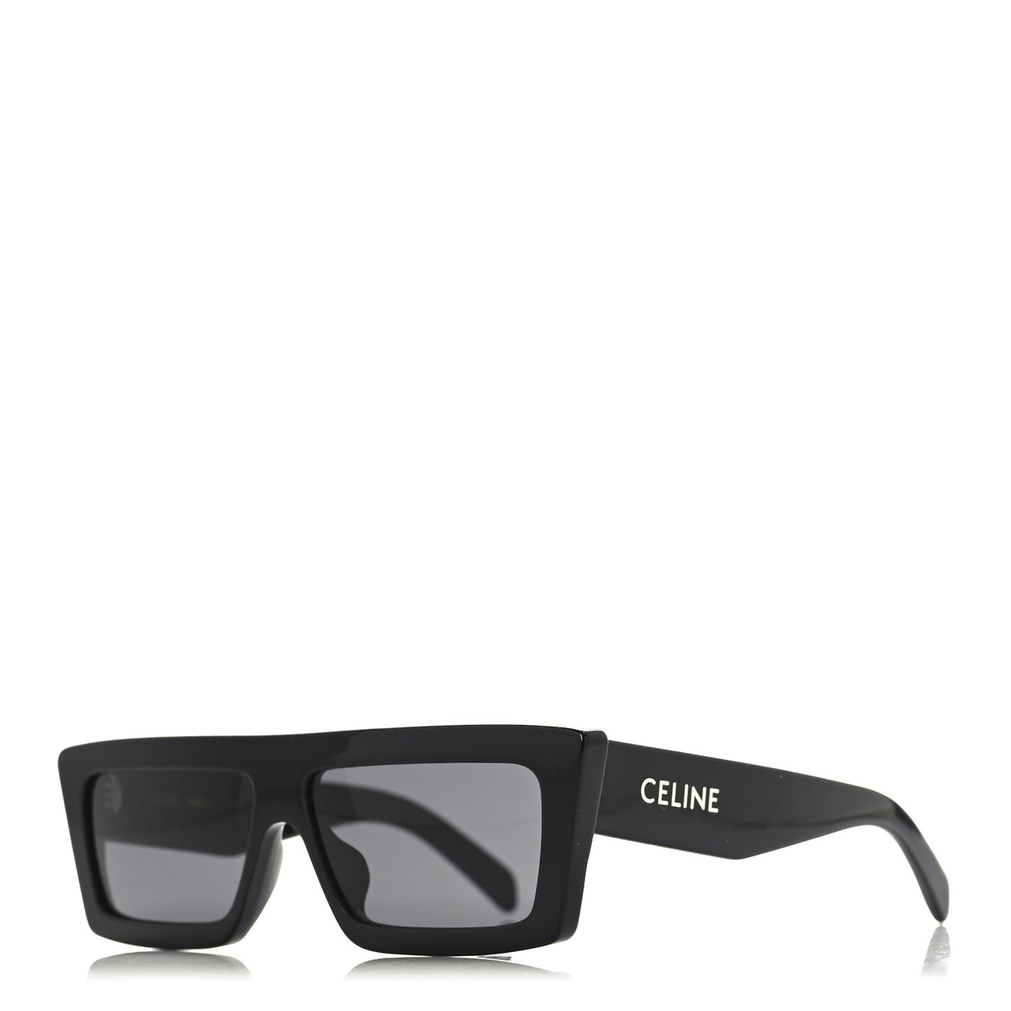 Acetate Monochroms Square Sunglasses CL40214U Black