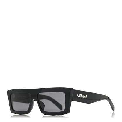 Celine Acetate Monochroms Square Sunglasses CL40214U Black 1 of 7