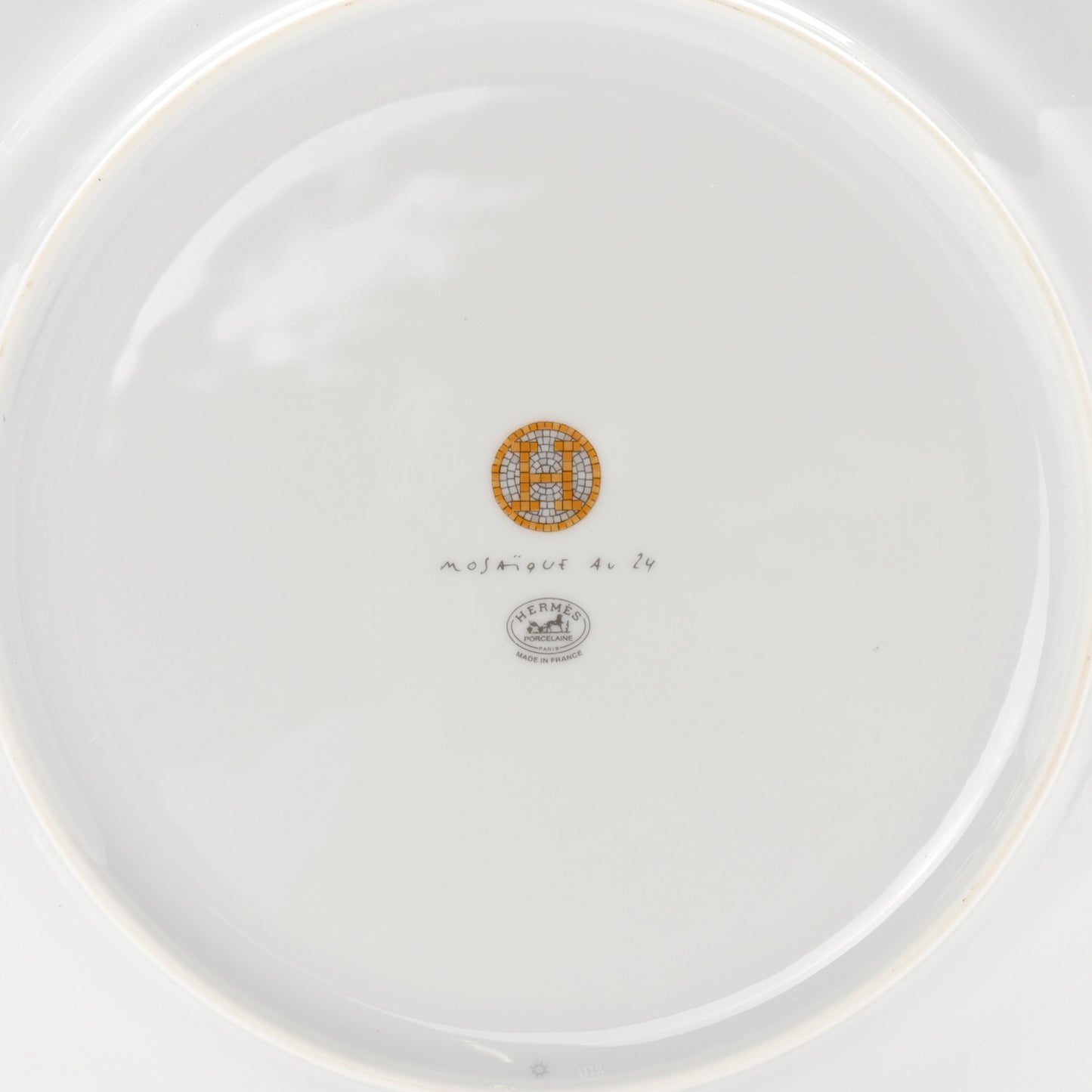 Porcelain Mosaique Au 24 Gold Dinner Plate Set of 2