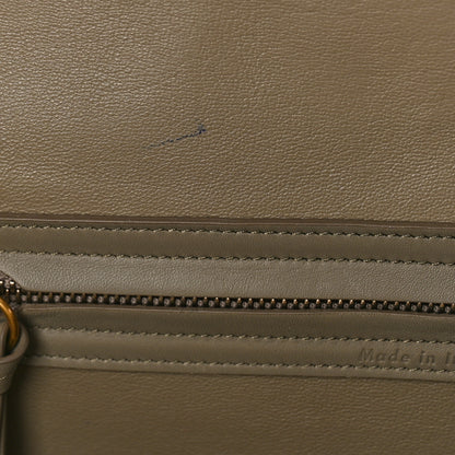 Celine Crocodile Embossed Nubuck Medium Phantom Luggage Beige 8 of 11