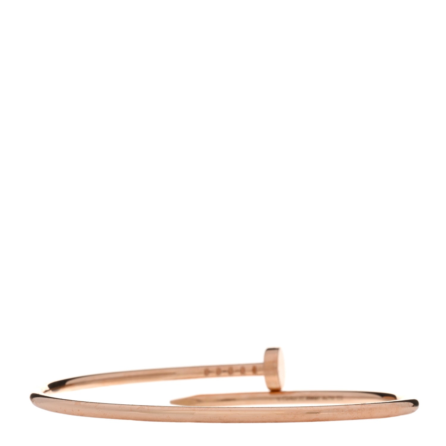Cartier 18K Pink Gold Small Juste Un Clou Bracelet 17 2 of 4
