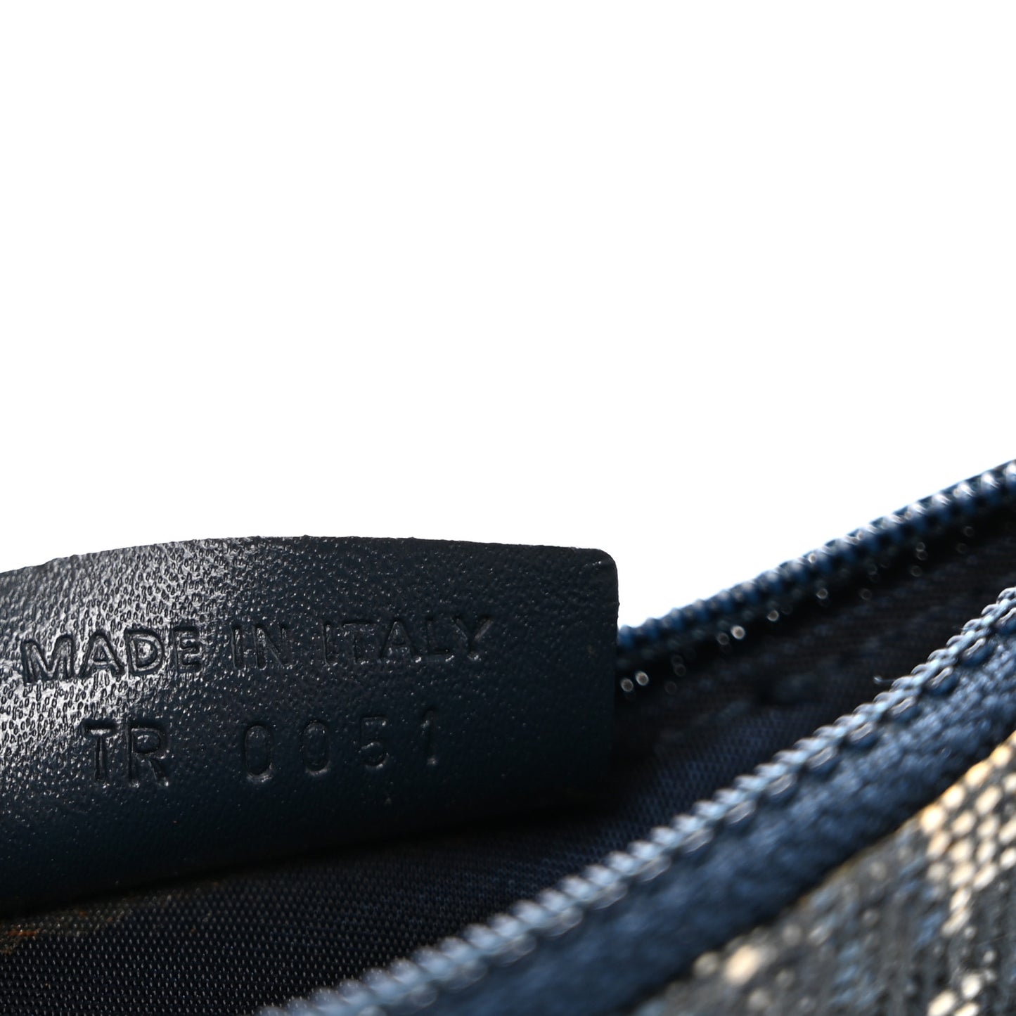 Monogram Saddle Coin Purse Navy