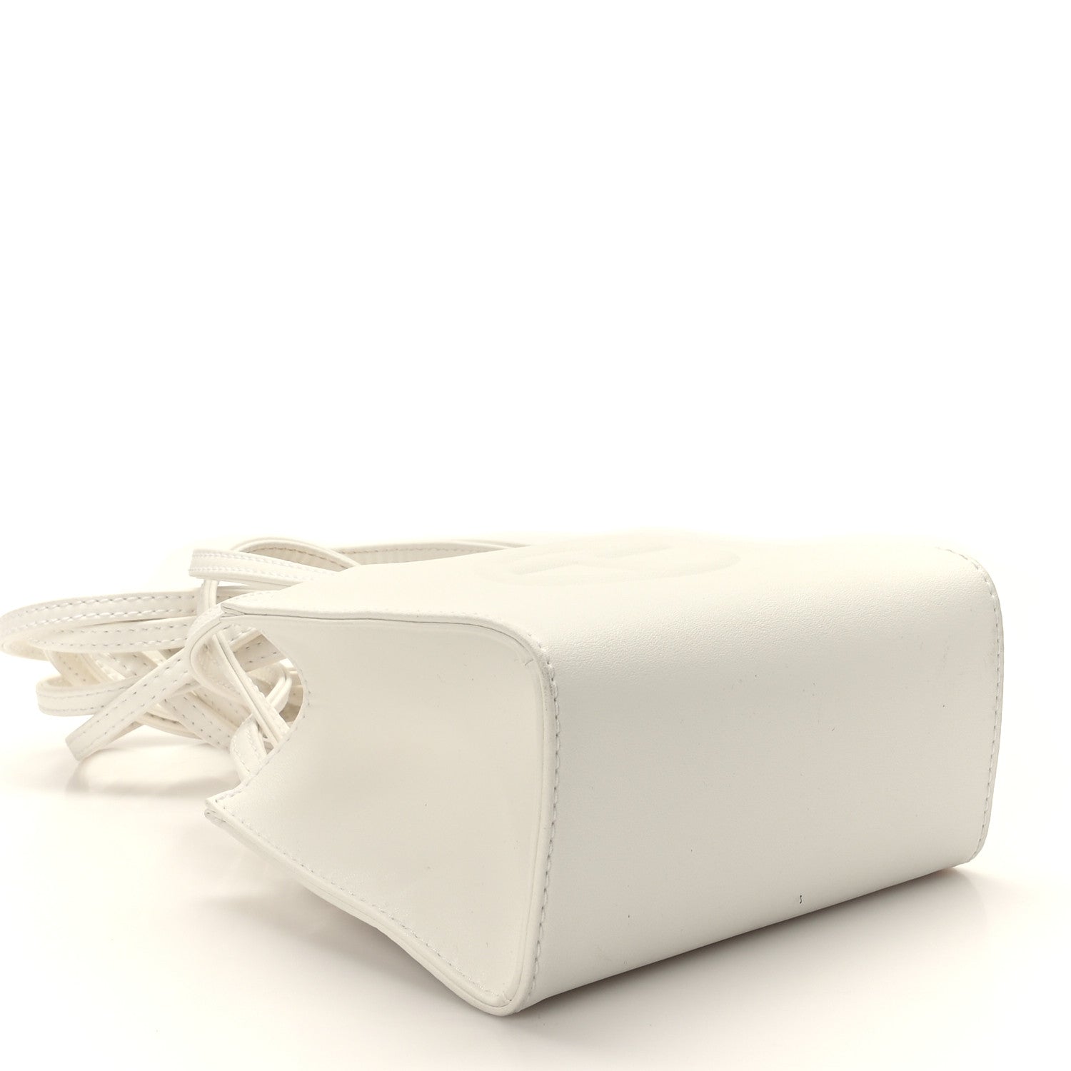 Telfar Vegan Leather Small Shopping Bag White 4 of 8