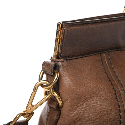 Prada Cervo Antik Top Handle Tote Brown 21 of 21