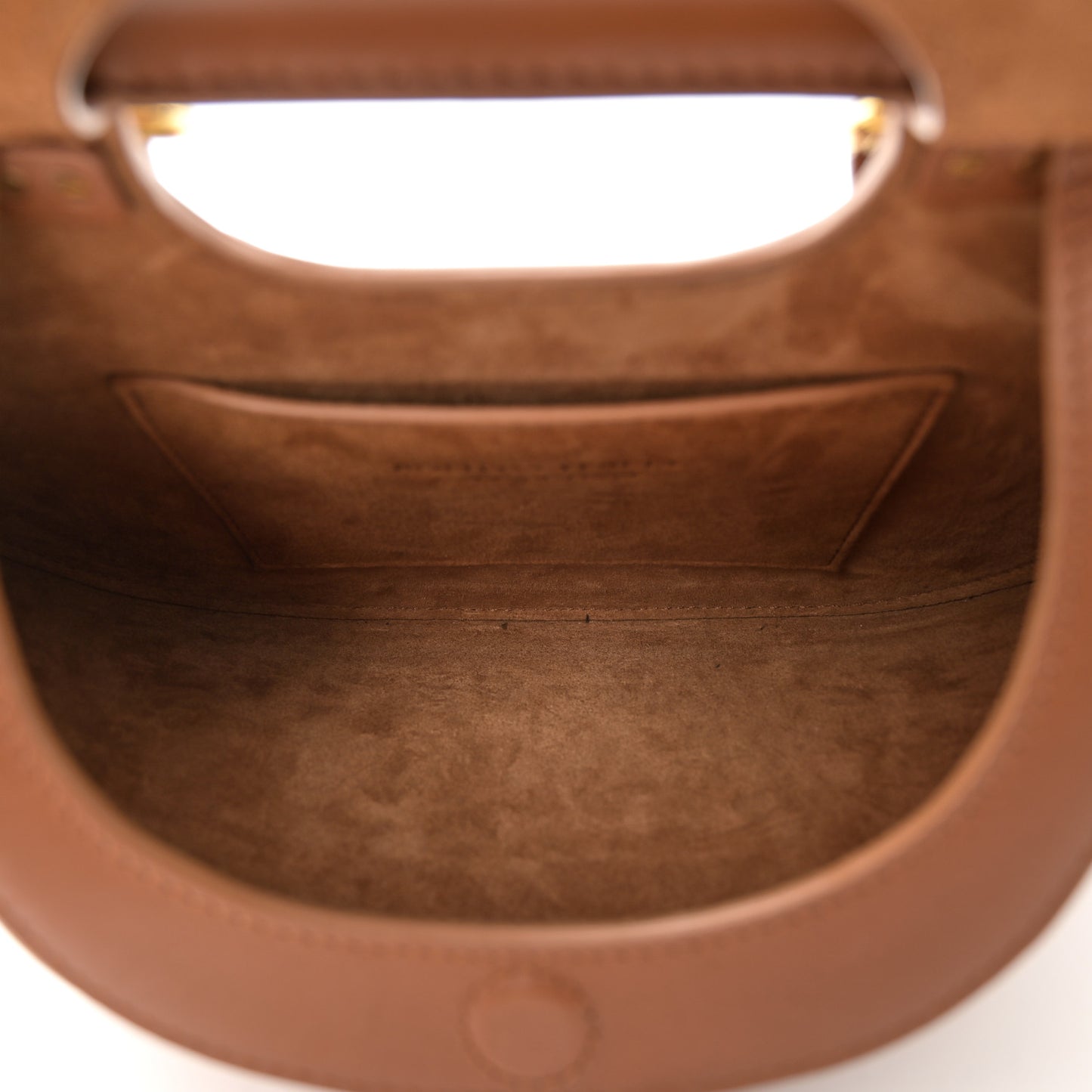 Calfskin Small Fisherman Bag Wood Muse Brass