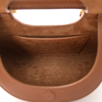 Bottega Veneta Calfskin Small Fisherman Bag Wood Muse Brass 5 of 10