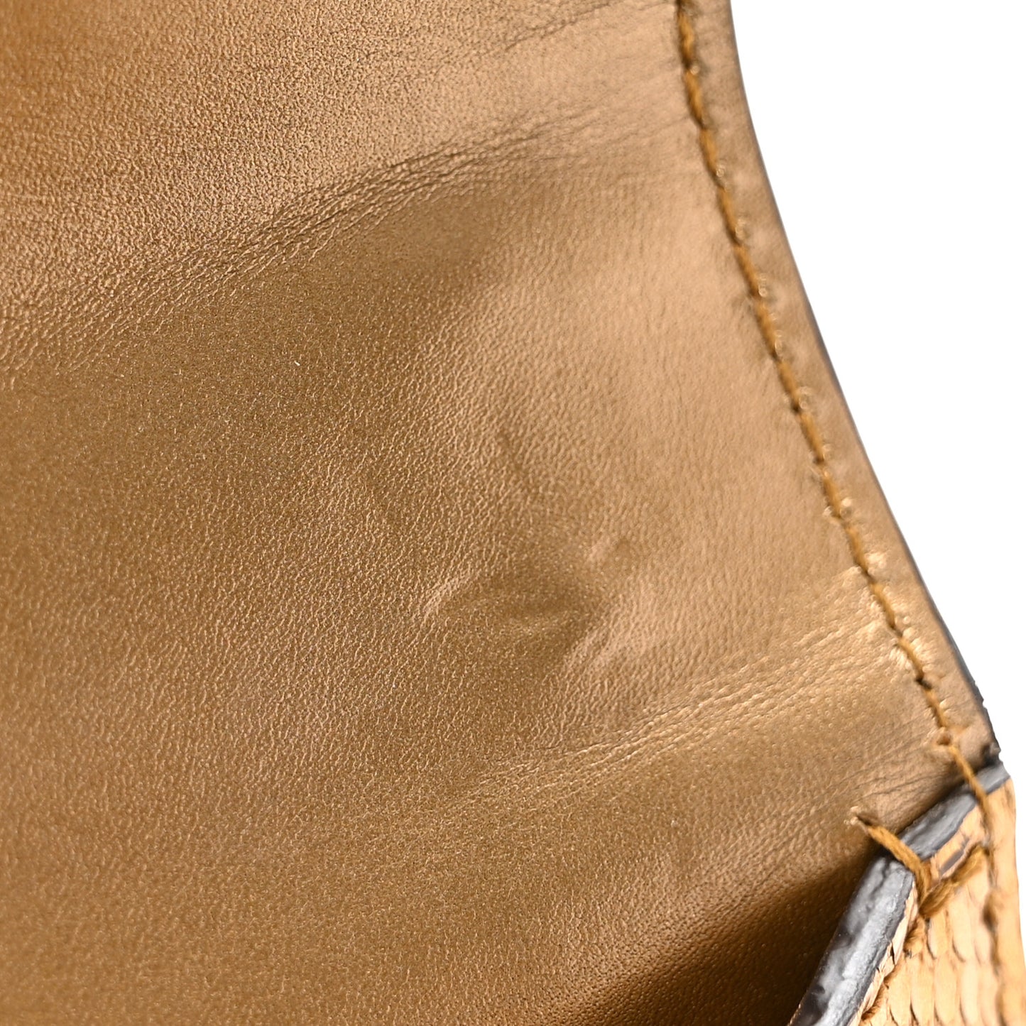 Snakeskin Mini Dionysus Shoulder Bag Gold