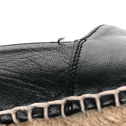 Chanel Lambskin CC Espadrilles 37 Black 11 of 12