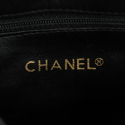 Chanel Lambskin Quilted Flap Shoulder Bag Black 6 of 9