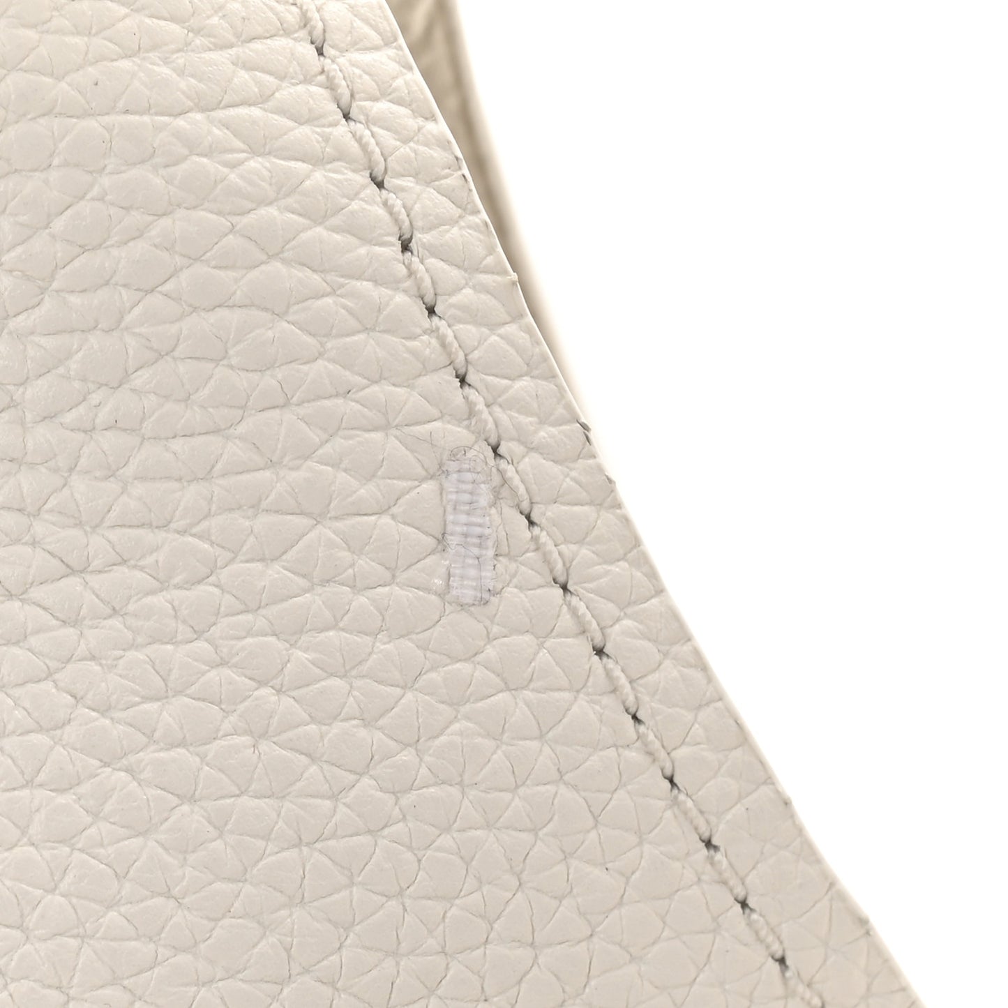 Grained Calfskin XL The Sack Bag White