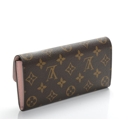 Louis Vuitton Monogram Emilie Wallet Rose Ballerine 3 of 7