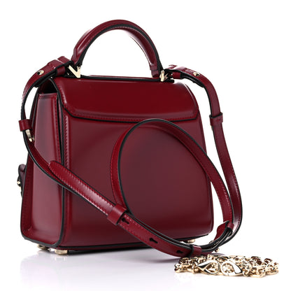 Salvatore Ferragamo Smooth Calfskin Mini Boxyz Red 2 of 12
