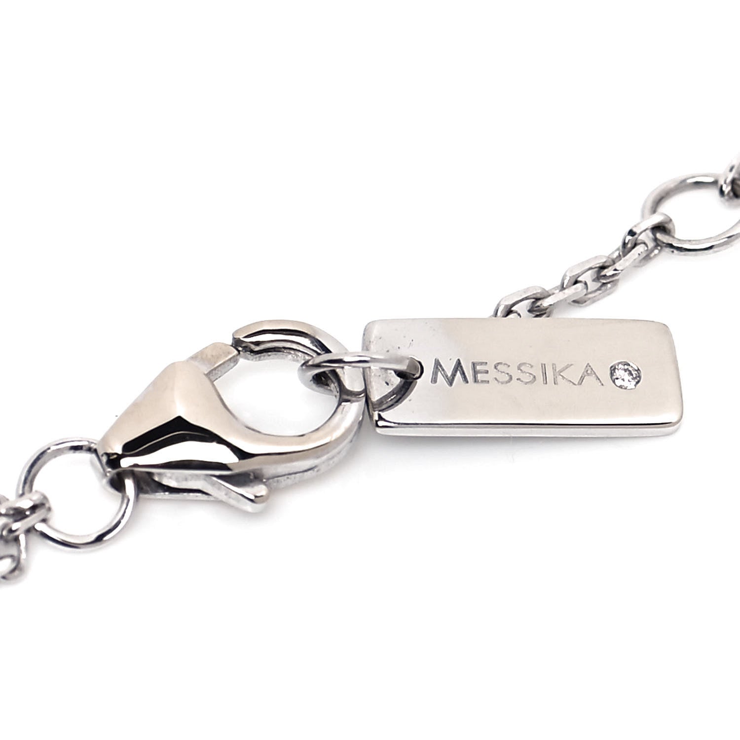 Messika 18K White Gold Diamond Double Duetto Move Bracelet 4 of 5