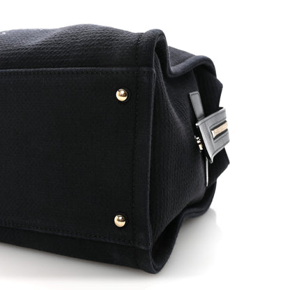 Chanel Mixed Fibers Large Deauville Bowling Bag  Black 9 of 9