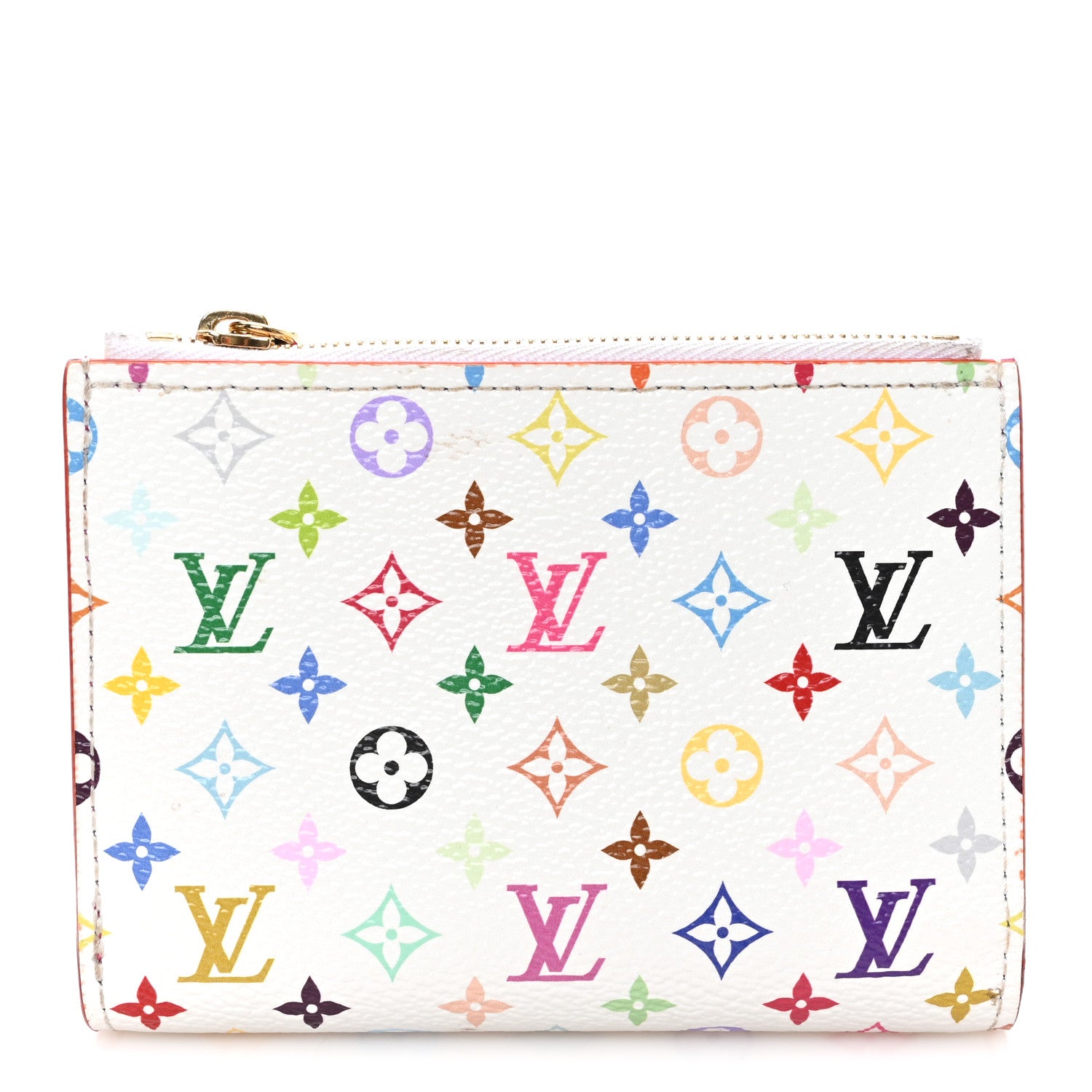 Louis Vuitton LV X TM Monogram Multicolor Lisa Wallet White 1 of 6