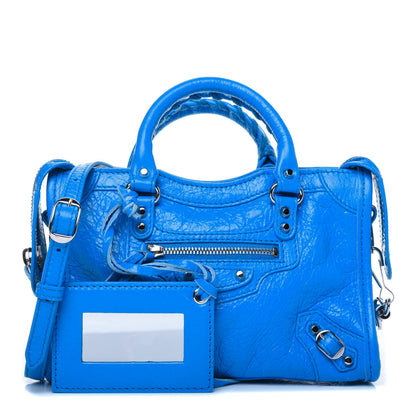 Balenciaga Agneau Classic Silver Hardware Nano City Screen 1 of 17