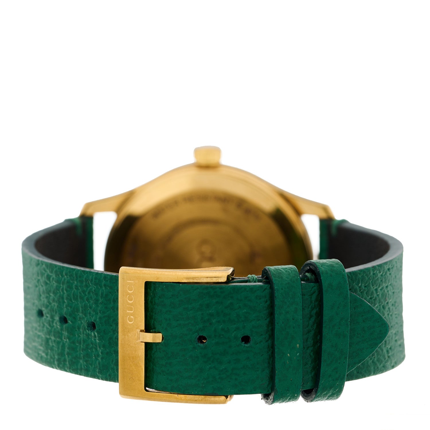 Gucci Stainless Steel Calfskin 38mm G-Timeless Bee Quartz Watch Green 3 of 4