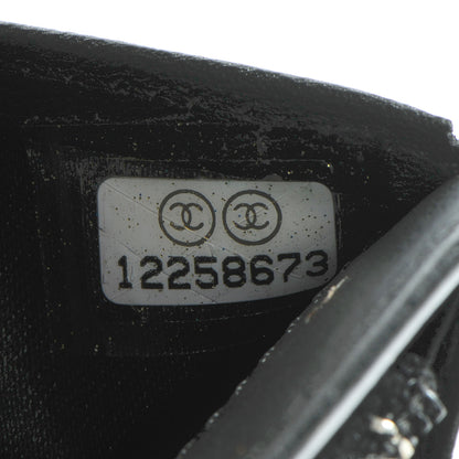 Chanel Patent Calfskin Lucky Symbols Yen Wallet Black 8 of 8