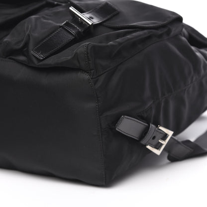 Prada Nylon Vela Medium Backpack Black 7 of 7