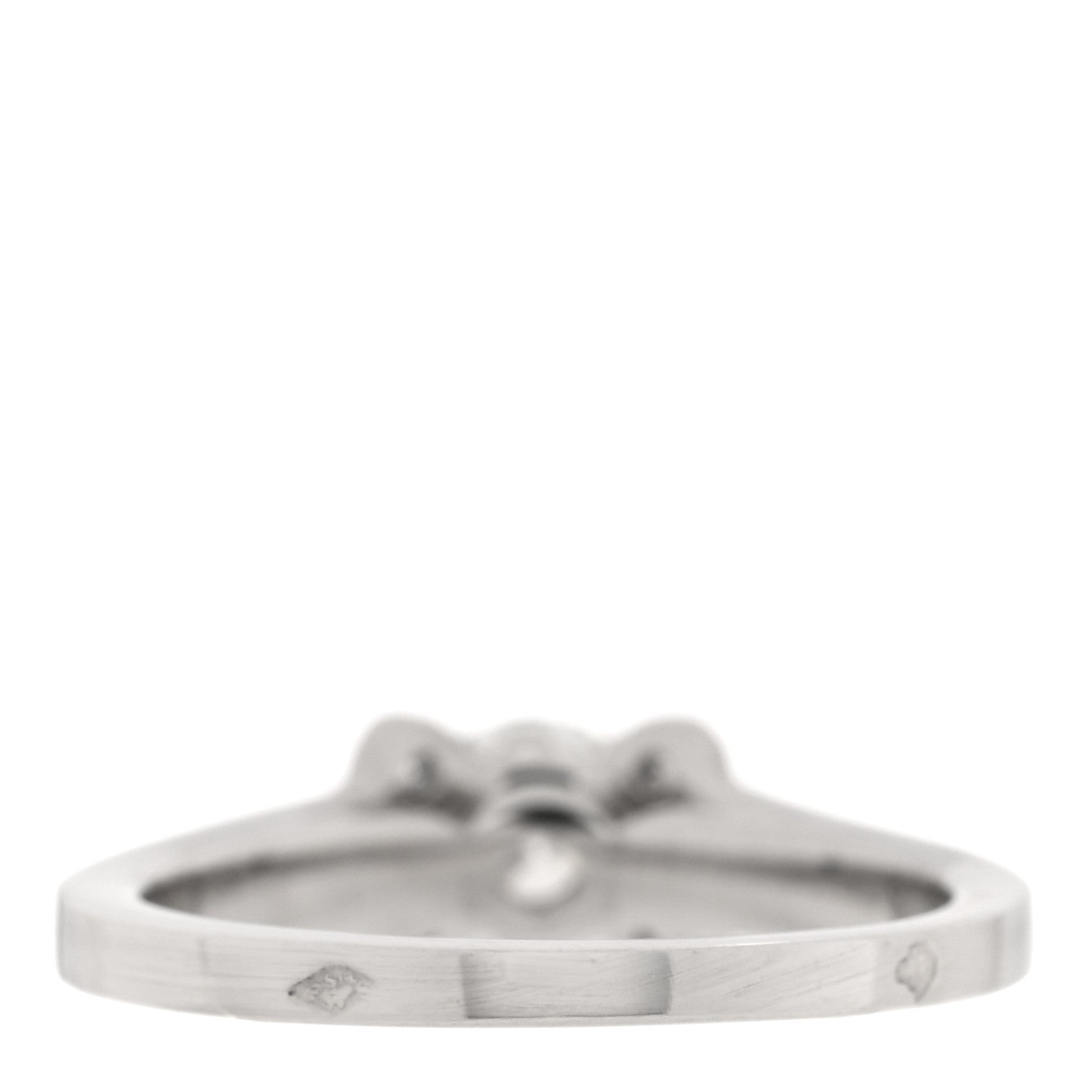 Cartier Platinum Diamond .40ct Ballerine Solitaire Engagement Ring 46 3.75 3 of 5