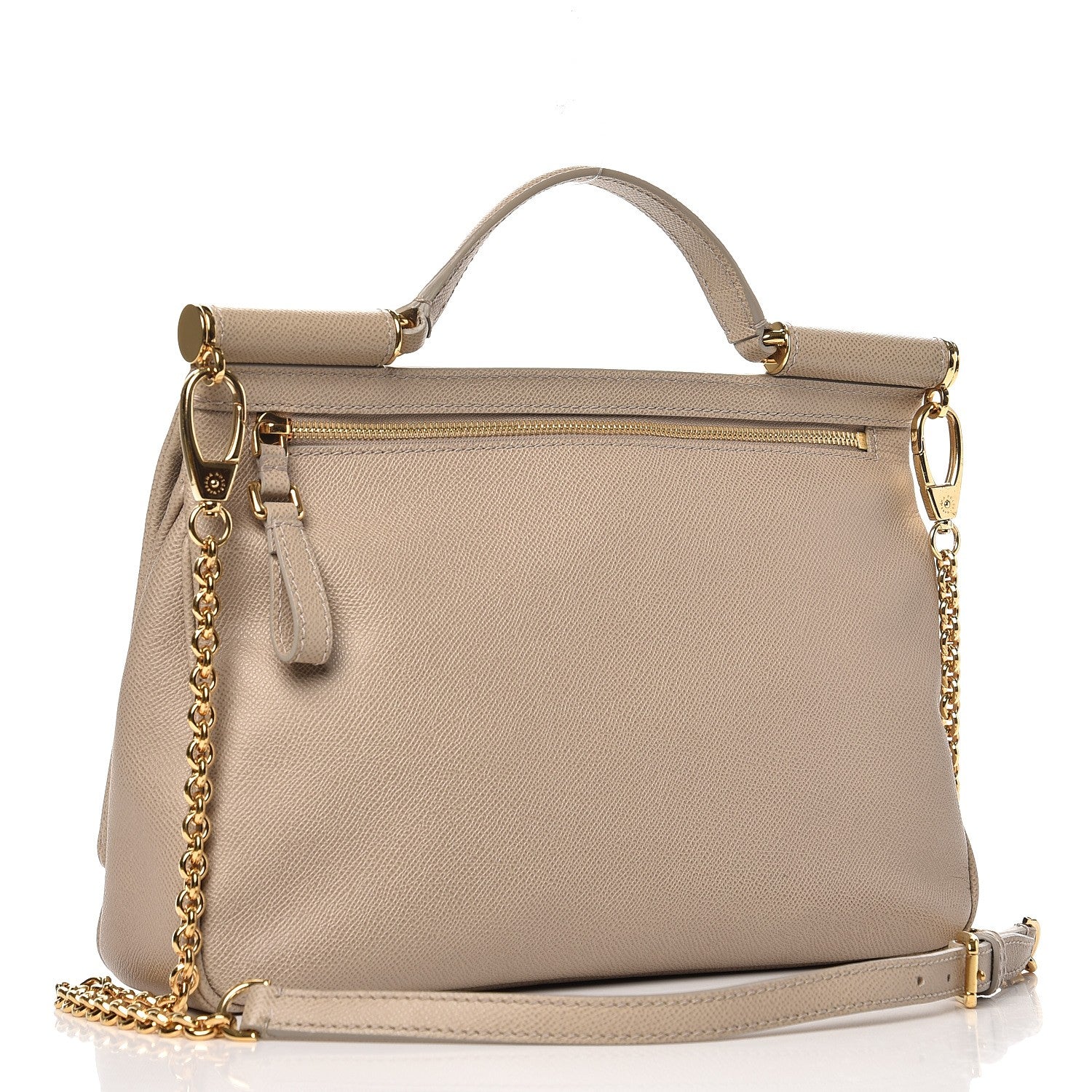 Dolce & Gabbana Dauphine Large Miss Sicily Satchel Taupe 3 of 8