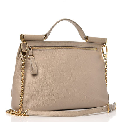 Dolce & Gabbana Dauphine Large Miss Sicily Satchel Taupe 3 of 8