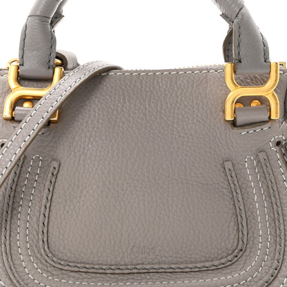 Chloe Calfskin Mini Marcie Satchel Cashmere Grey 9 of 11