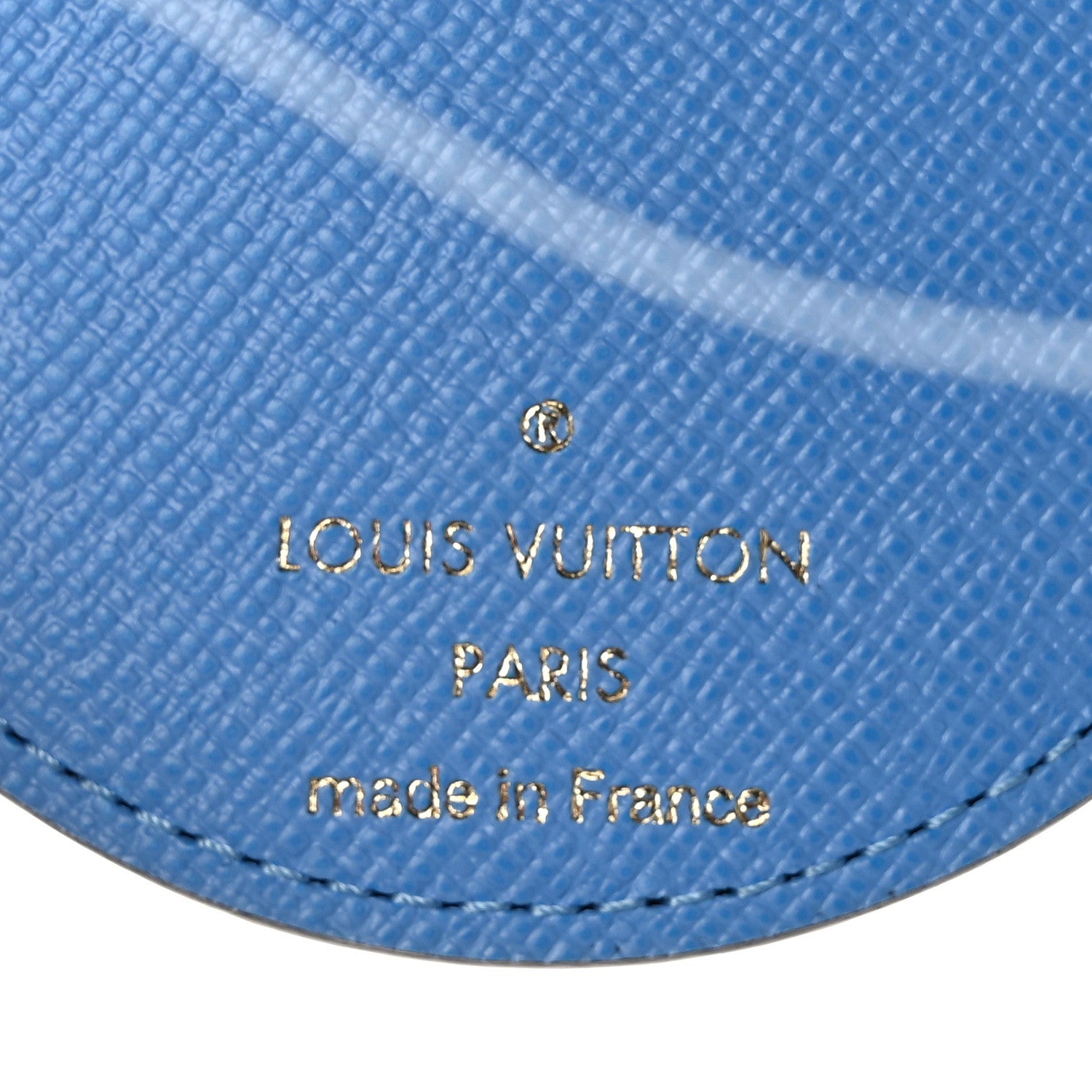Louis Vuitton Monogram 2021 Christmas Animation China Wall Bag Charm Key Ring Myosotis Blue 3 of 4