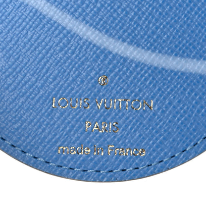 Louis Vuitton Monogram 2021 Christmas Animation China Wall Bag Charm Key Ring Myosotis Blue 3 of 4