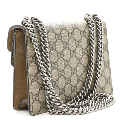 Gucci GG Supreme Monogram Mini Dionysus Shoulder Bag Taupe 3 of 15