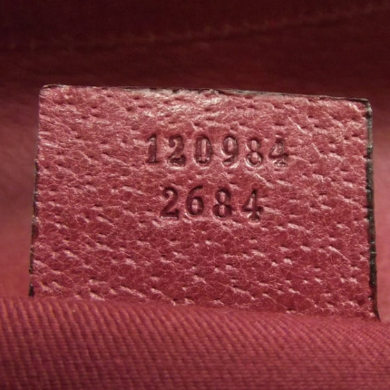 Gucci Monogram Horsebit Flap Bag Fuschia 9 of 10