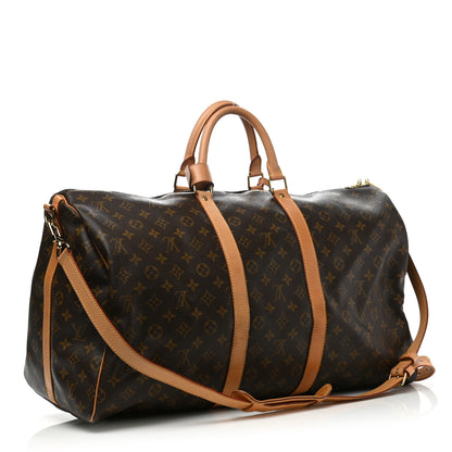 Louis Vuitton Monogram Keepall Bandouliere 55 3 of 16