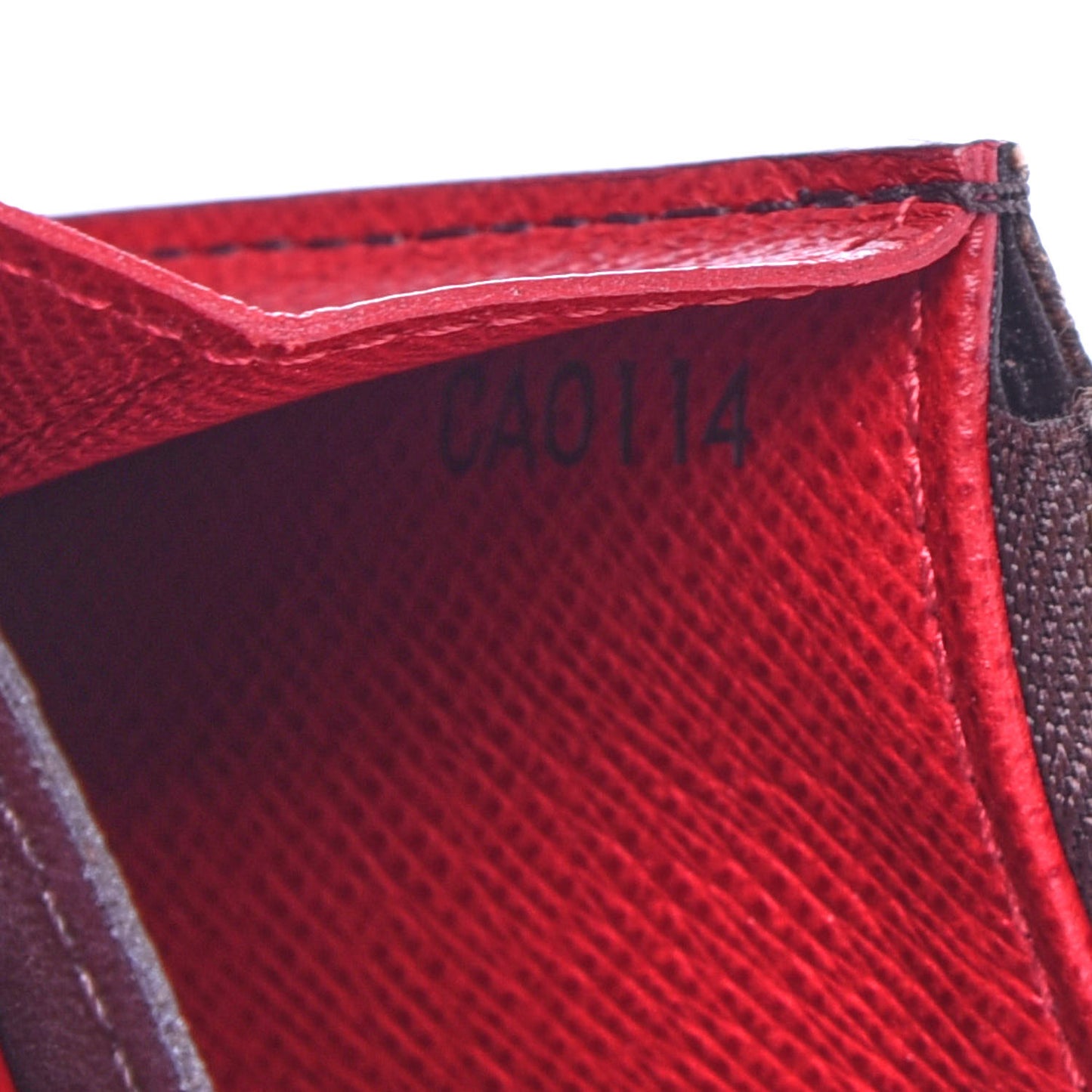 Monogram Emilie Wallet Red
