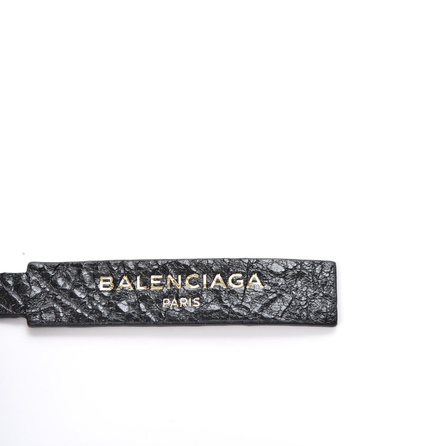 Agneau Classic Hardware Logo Shoulder Strap Black
