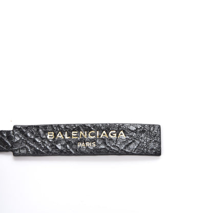 Balenciaga Agneau Classic Hardware Logo Shoulder Strap Black 5 of 6