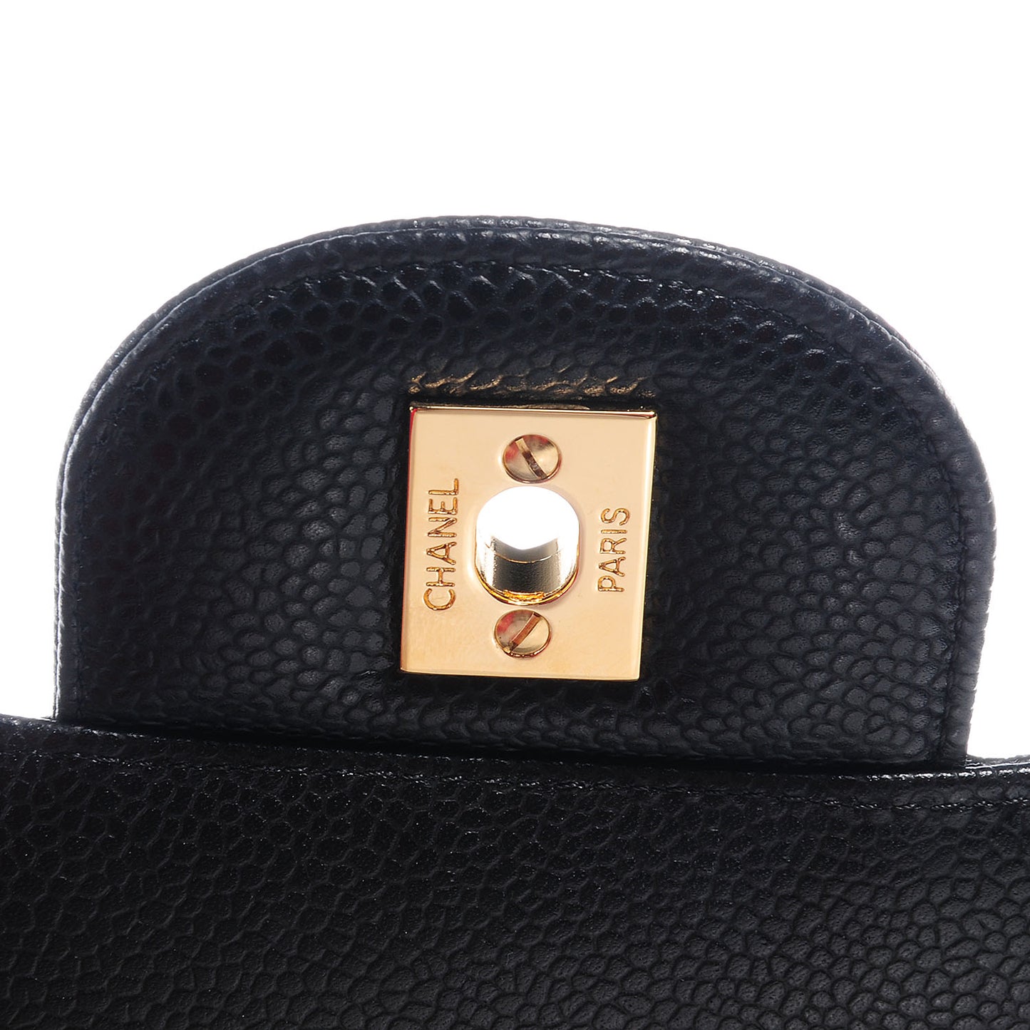Caviar Maxi Single Flap Black
