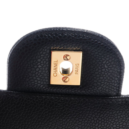 Chanel Caviar Maxi Single Flap Black 6 of 9