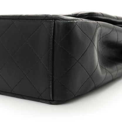 Chanel Lambskin Quilted Maxi Double Flap Black 10 of 16