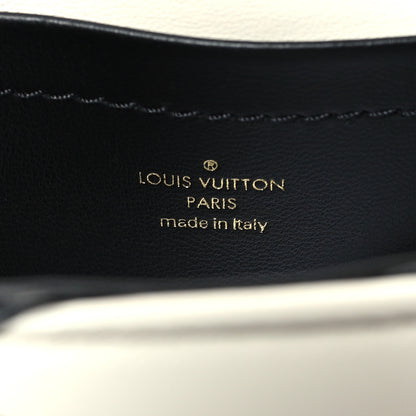 Louis Vuitton Lambskin Malletage Pico GO-14 White Black 6 of 10