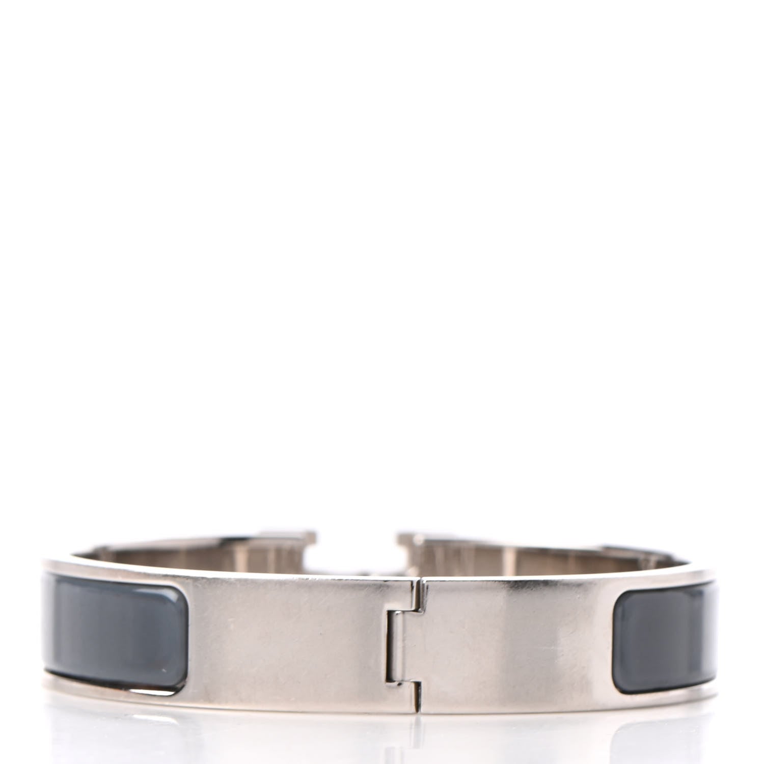 Hermes Enamel Narrow Clic Clac H Bracelet PM Ardoise 3 of 6