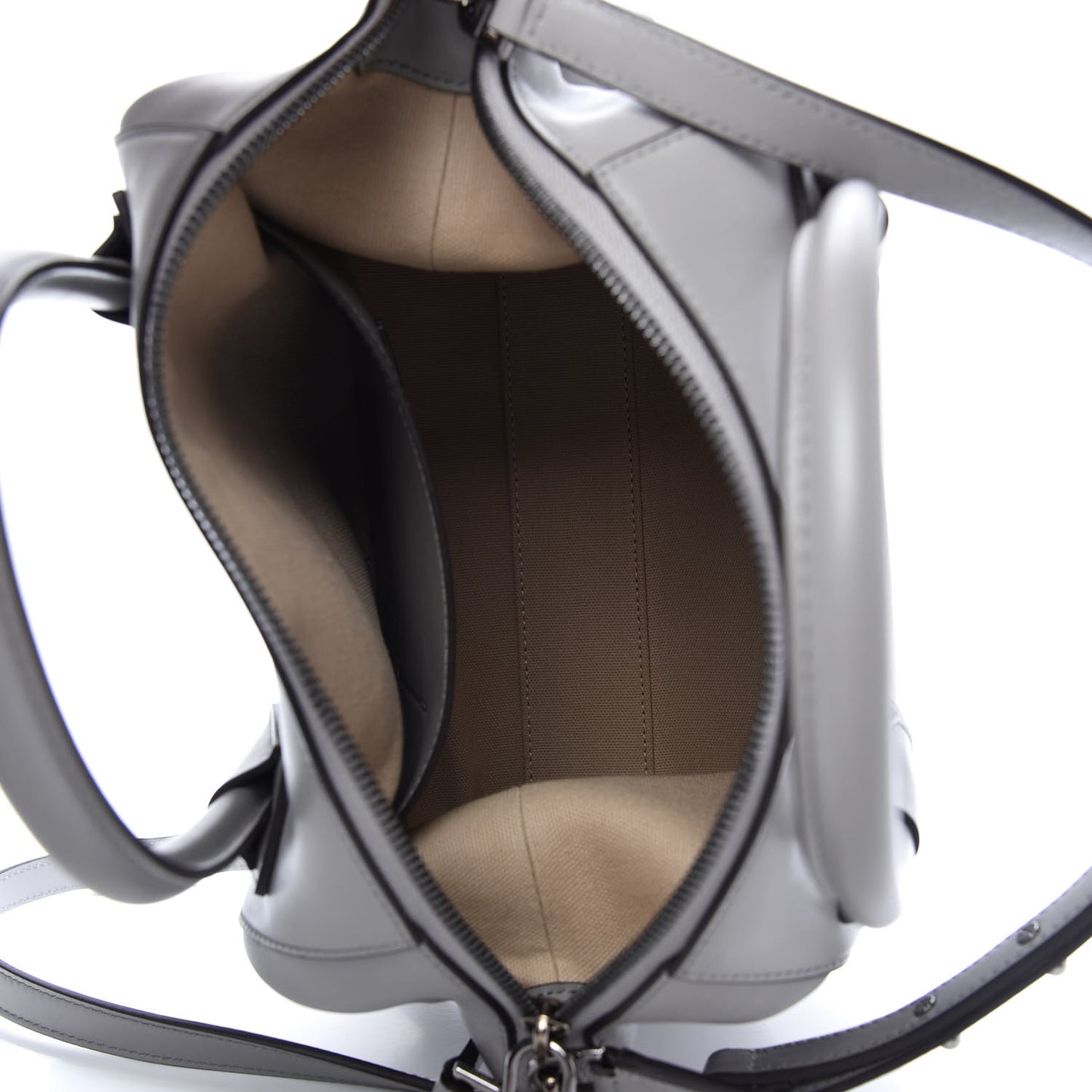 Calfskin Small Soft Antigona Pearl Grey