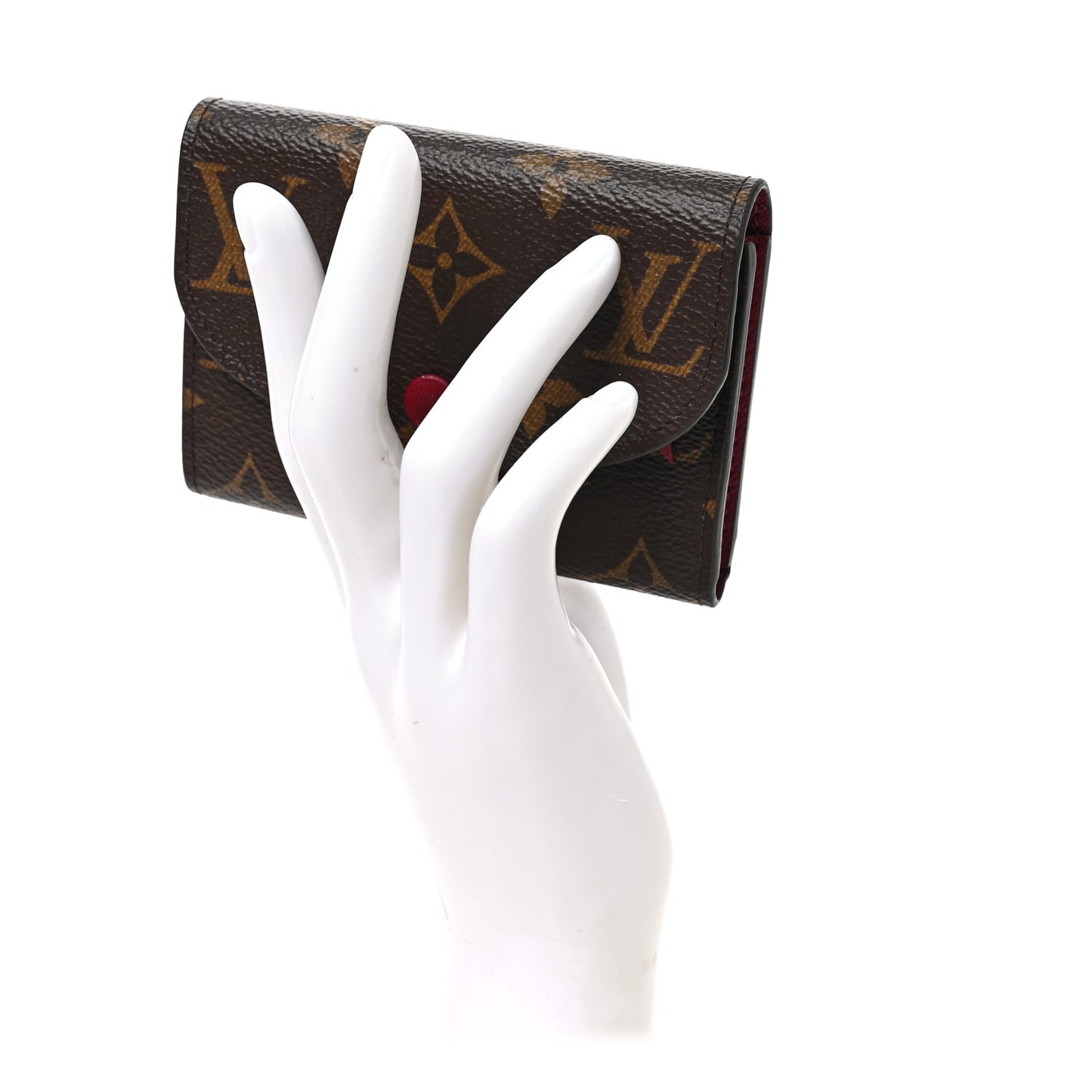 Monogram Rosalie Coin Purse Fuchsia