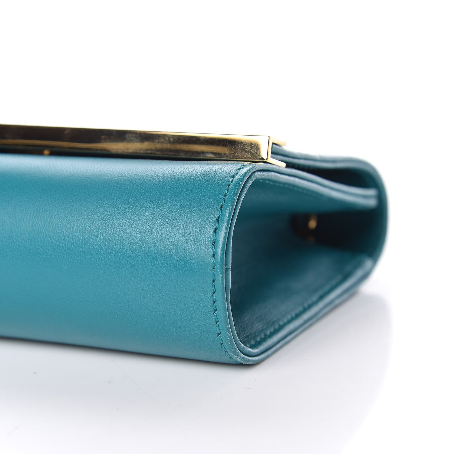 Fendi Shiny Nappa Mini Rush Clutch Lago 6 of 13