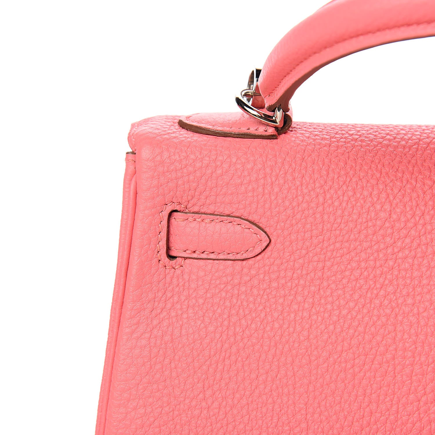 Hermes Togo Kelly Retourne 25 Rose Lipstick 28 of 33