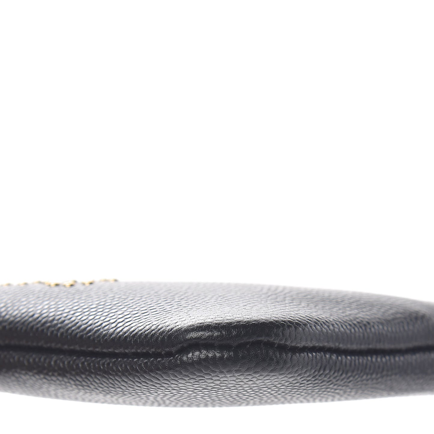 Caviar Studded Deauville Cosmetic Pouch Black