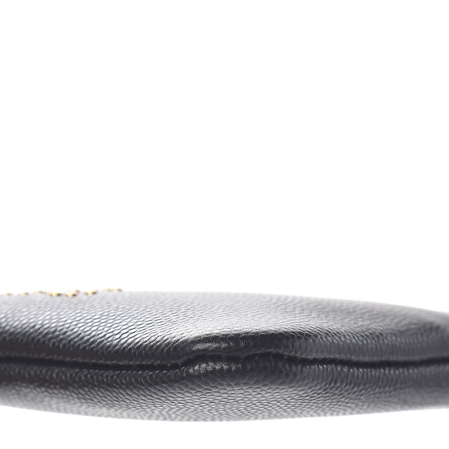 Chanel Caviar Studded Deauville Cosmetic Pouch Black 8 of 9